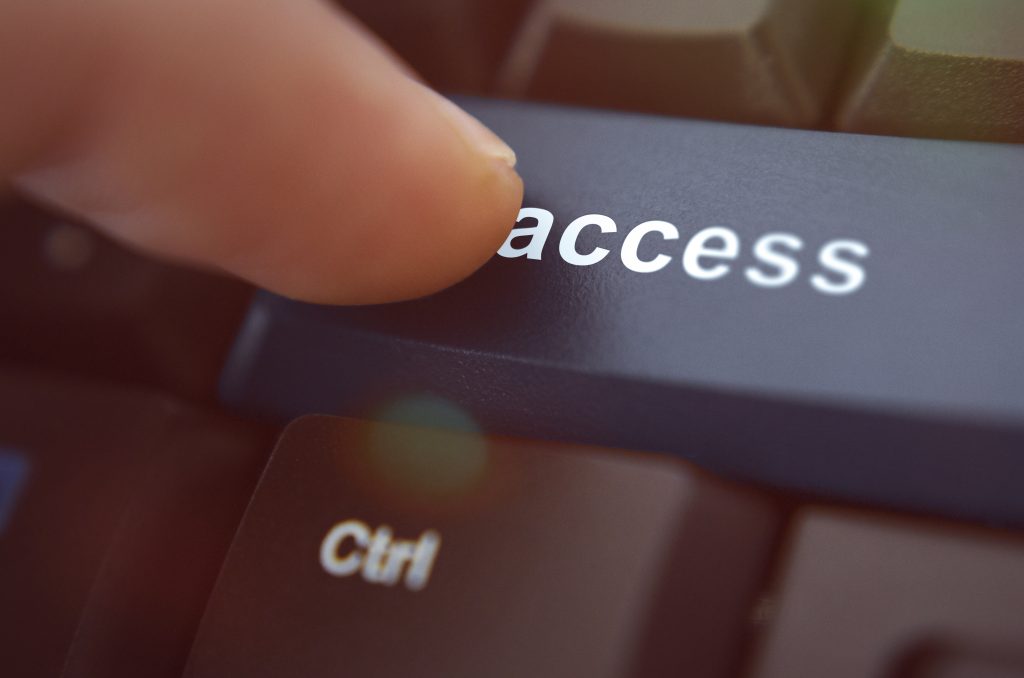 A keyboard key 'access'.