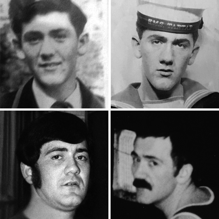 A collage of four Terrence Higgins photos.