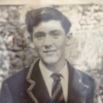 Young Terrence Higgins in school uniform